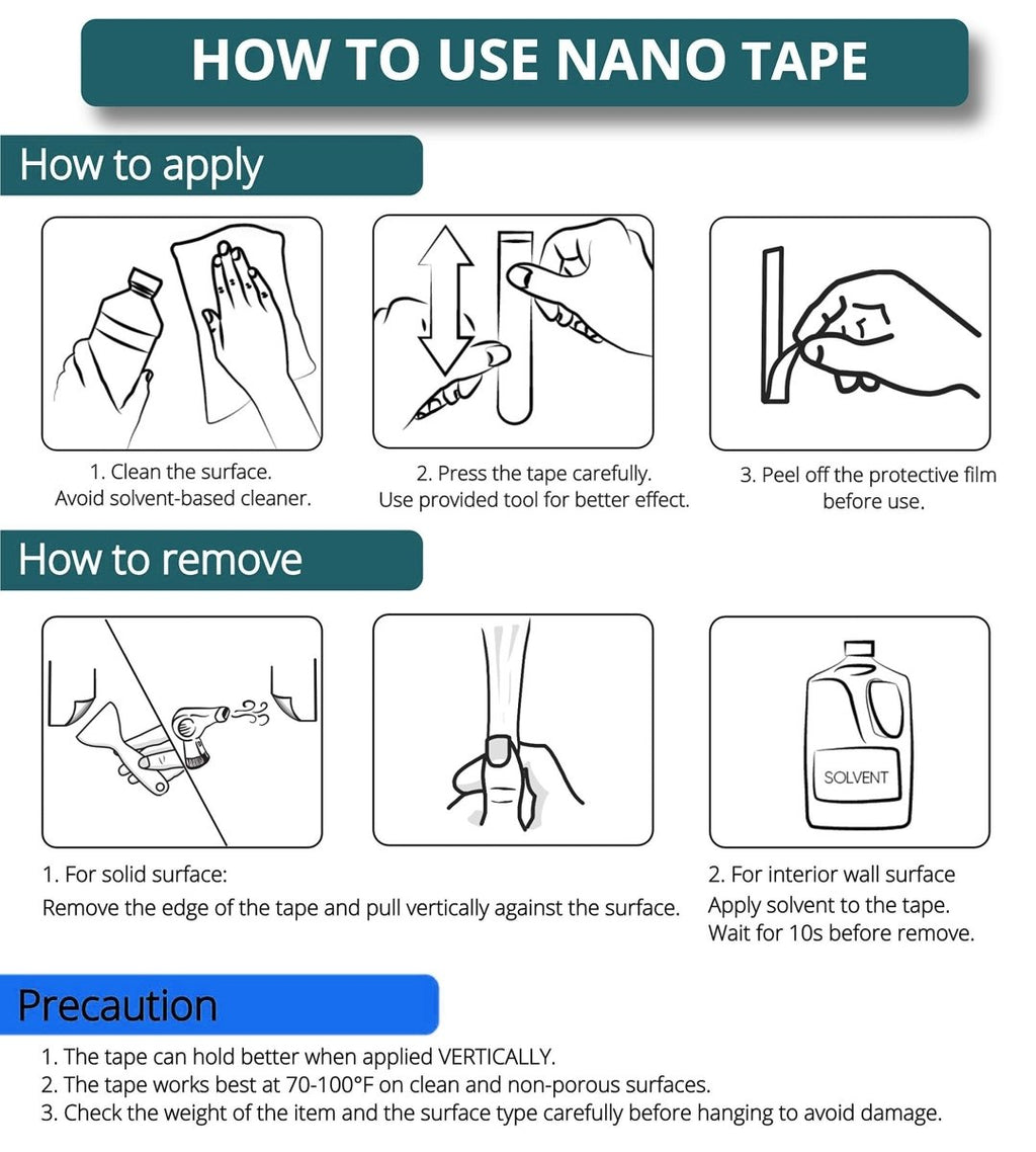 NanoGrip Double-Sided Tape - Cartnoova