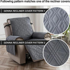NanuProof ™ -100% Waterproof Recliner Slipcover Square - Cartnoova