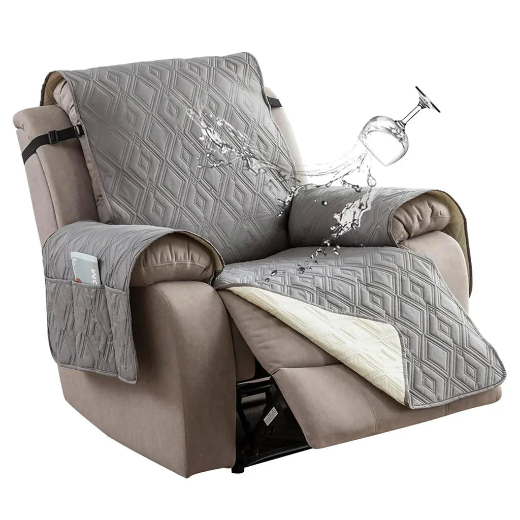 NanuProof ™ -100% Waterproof Recliner Slipcover Square - Cartnoova