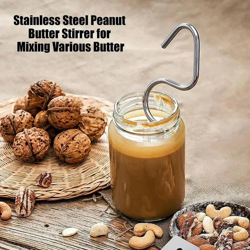 NutraMix™ - Stainless Steel Peanut Butter Stirrer - Cartnoova
