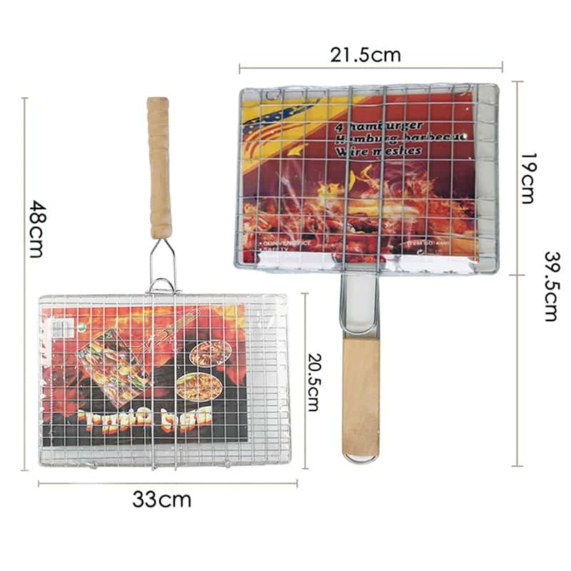Outdoor Chrome-plated Barbecue Grill - Cartnoova