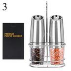 PepperGrinders™ - Stainless Steel Automatic Salt and Pepper Grinder - Cartnoova