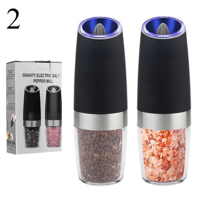 PepperGrinders™ - Stainless Steel Automatic Salt and Pepper Grinder - Cartnoova