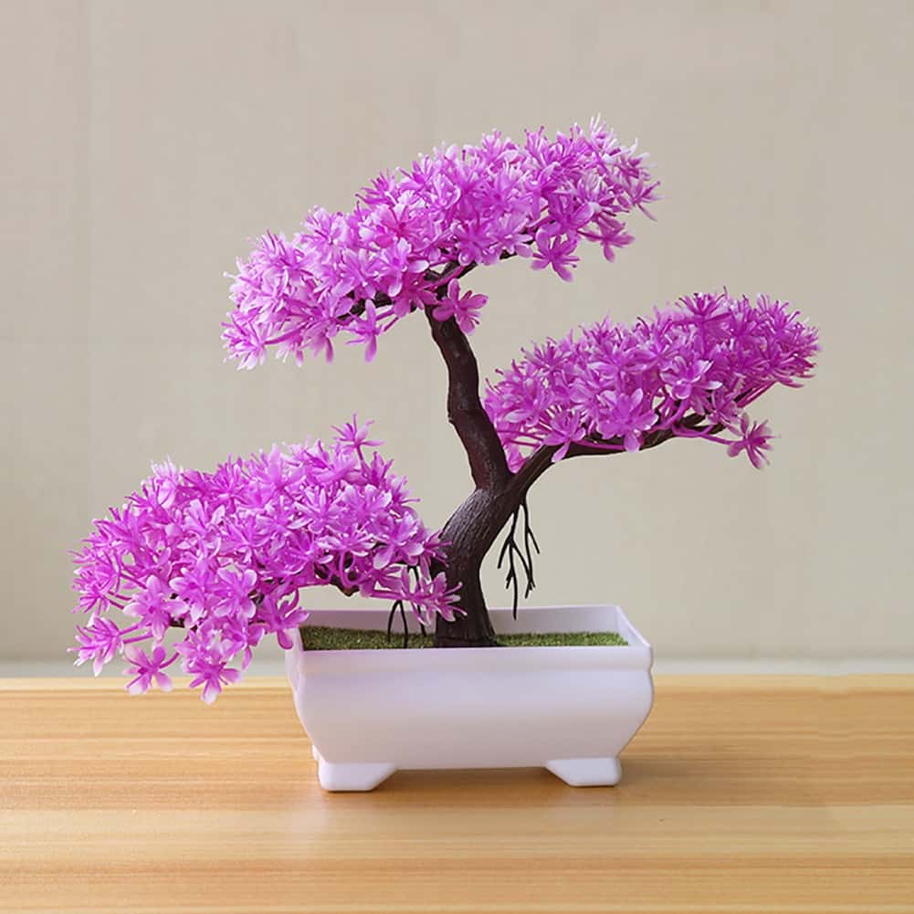 Perfect Size Artificial Potted Bonsai Pine Tree - Cartnoova