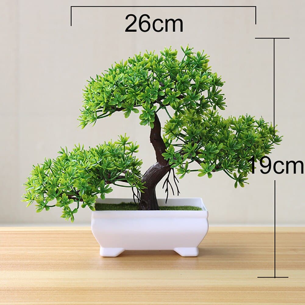 Perfect Size Artificial Potted Bonsai Pine Tree - Cartnoova