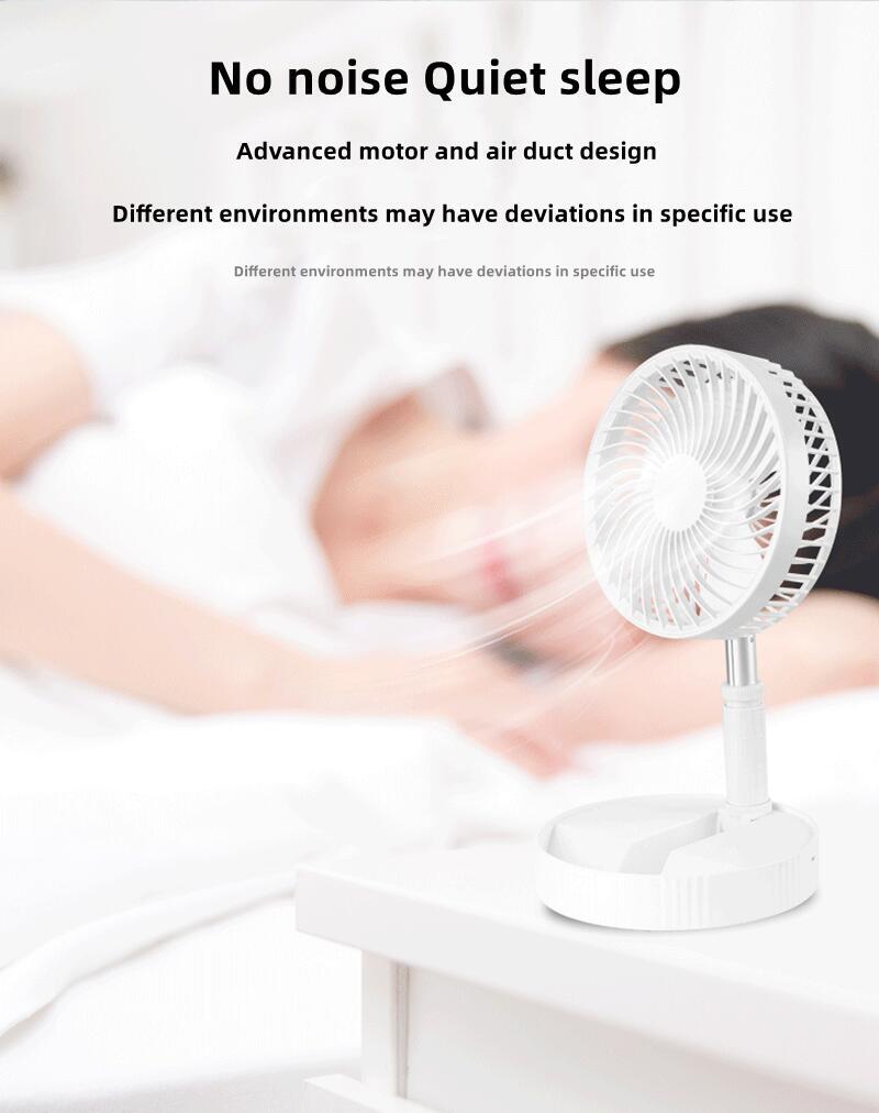 PrimeFan 8.7inch Rechargeable Portable USB Fan - Cartnoova
