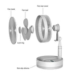 PrimeFan 8.7inch Rechargeable Portable USB Fan - Cartnoova
