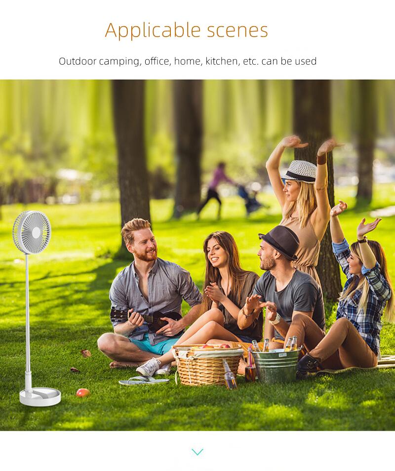 PrimeFan 87inch Rechargeable Compact USB Fan™