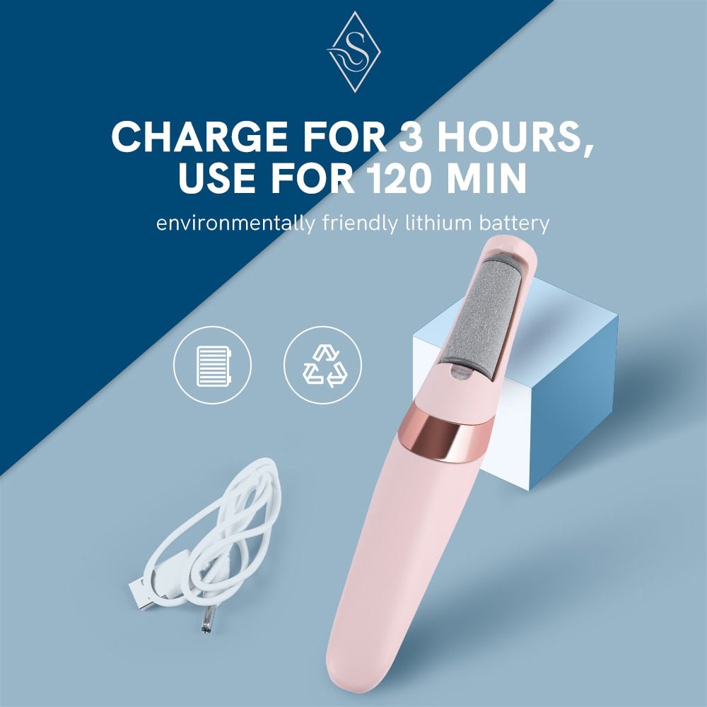Rechargeable Electric Foot Callus Remover Pedicure Machine - Cartnoova