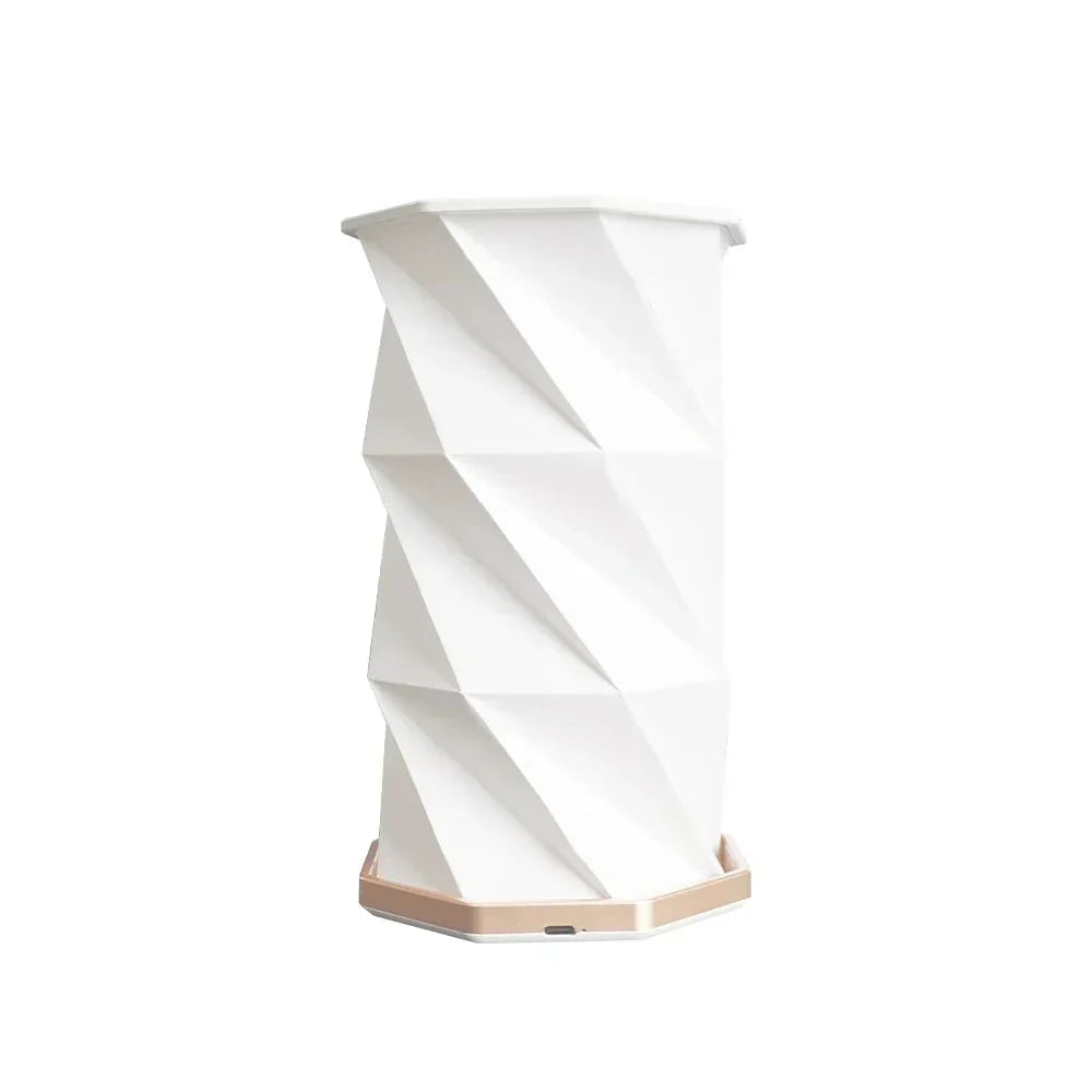 RetroGlow™ - Vintage Wooden Folding Paper USB Rechargeable Lantern - Cartnoova