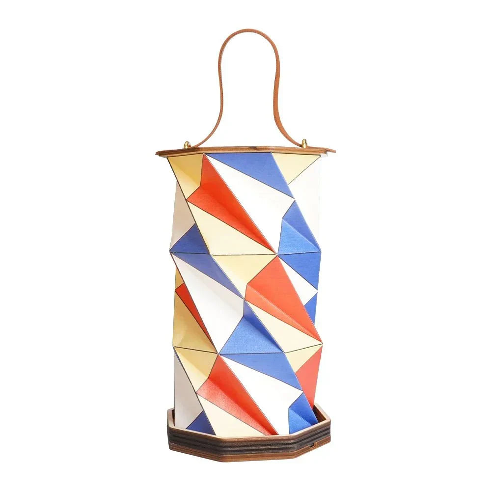 RetroGlow™ - Vintage Wooden Folding Paper USB Rechargeable Lantern - Cartnoova
