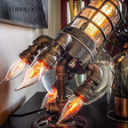 Rocket Ship Industrial Vintage Lamp - Cartnoova