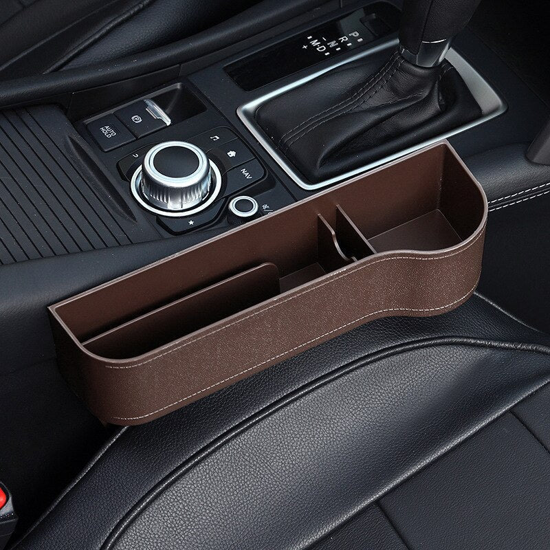 SeatPocket™ - Leather Multifunctional Car Seat Organizer - Cartnoova