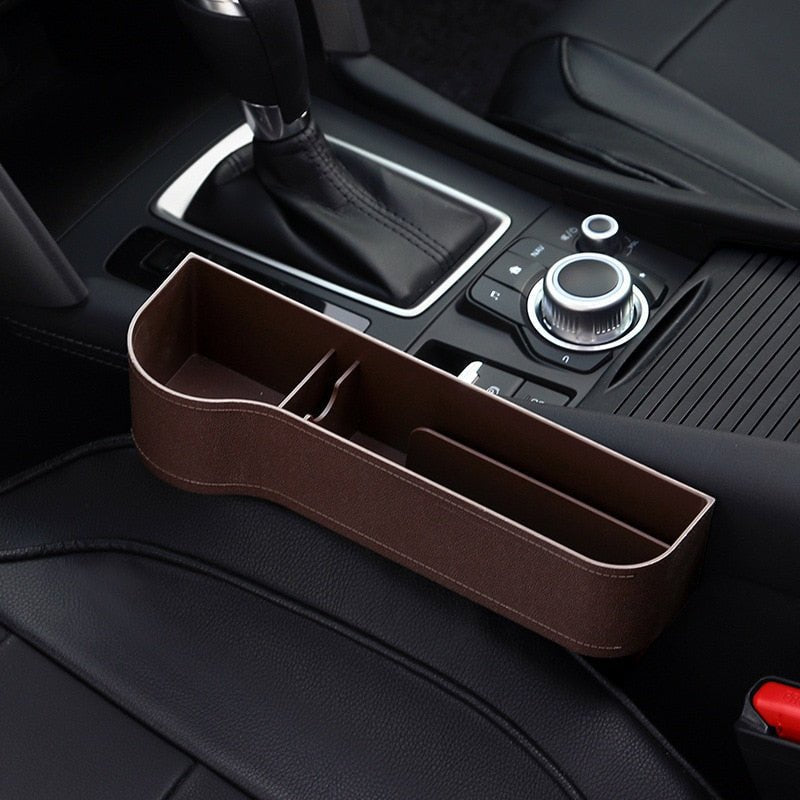 SeatPocket™ - Leather Multifunctional Car Seat Organizer - Cartnoova