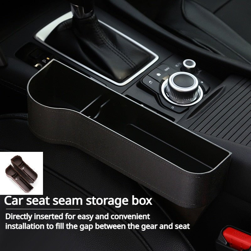 SeatPocket™ - Leather Multifunctional Car Seat Organizer - Cartnoova