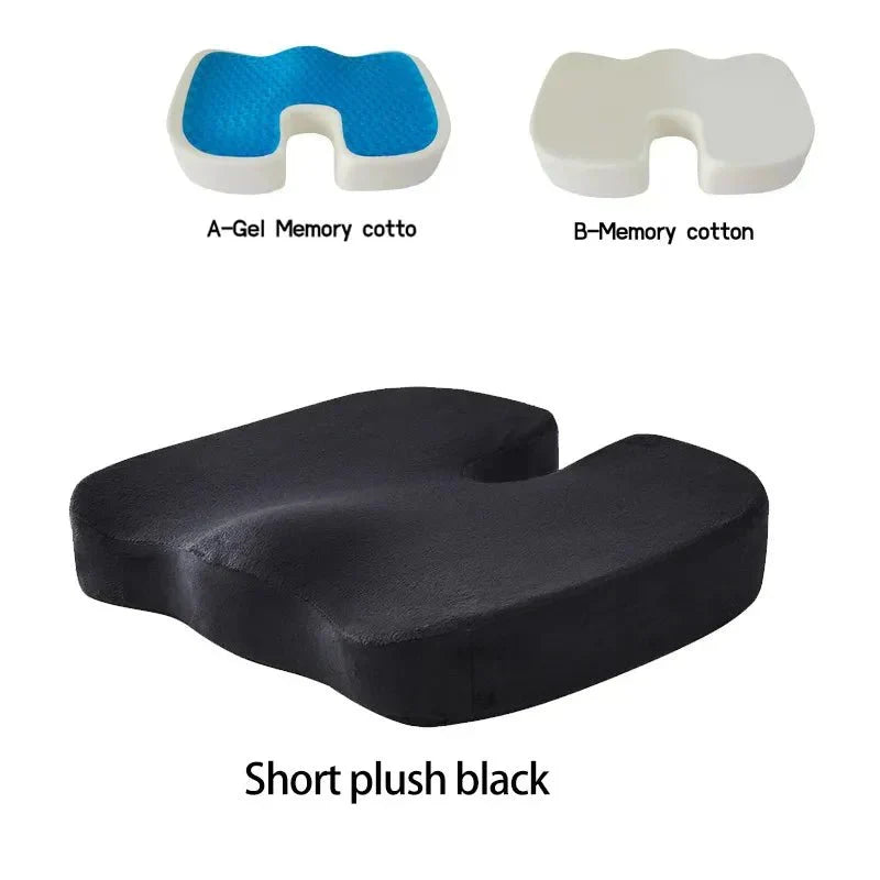 SitRelief™ - Gel Memory Foam U-shaped Seat Cushion - Cartnoova