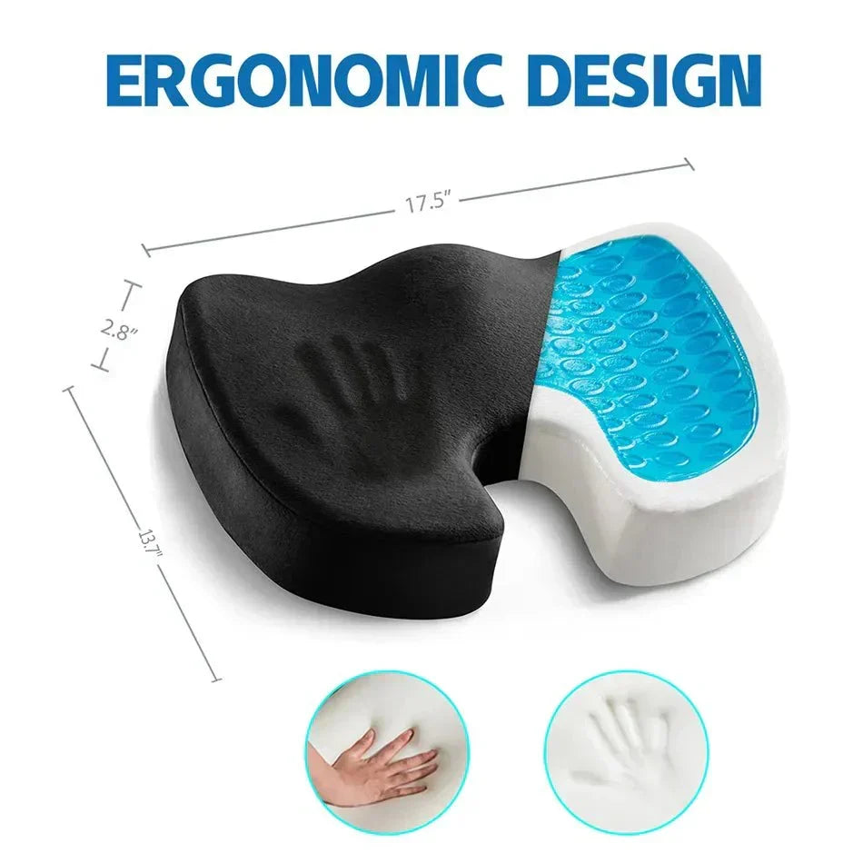 SitRelief™ - Gel Memory Foam U-shaped Seat Cushion - Cartnoova