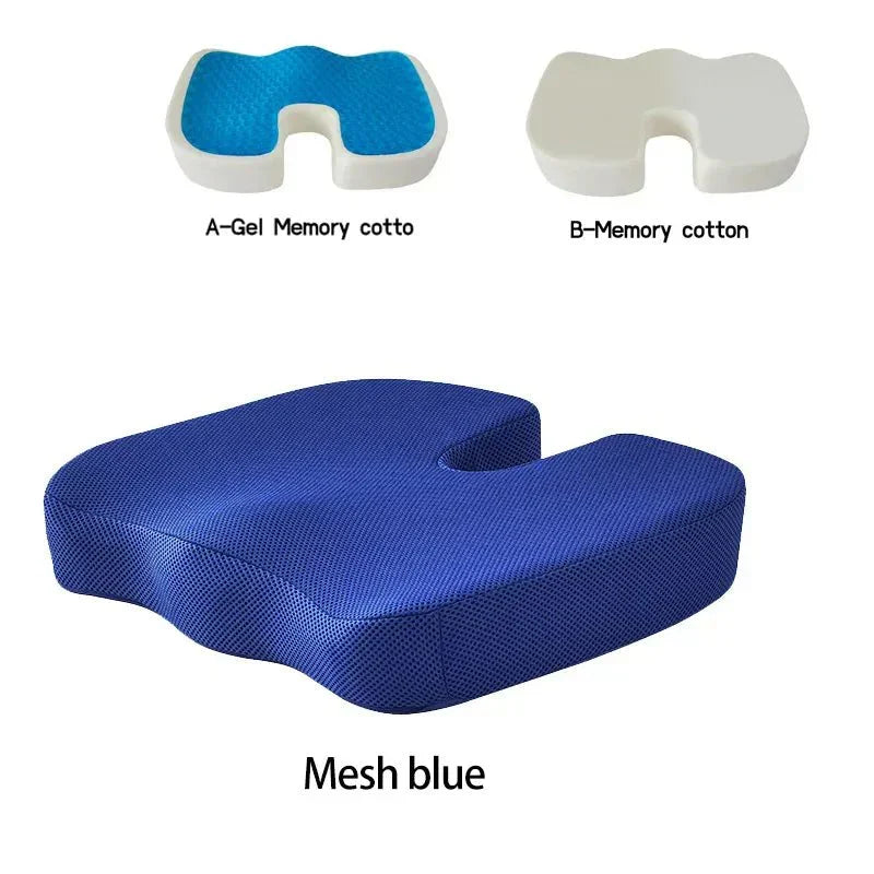 SitRelief™ - Gel Memory Foam U-shaped Seat Cushion - Cartnoova