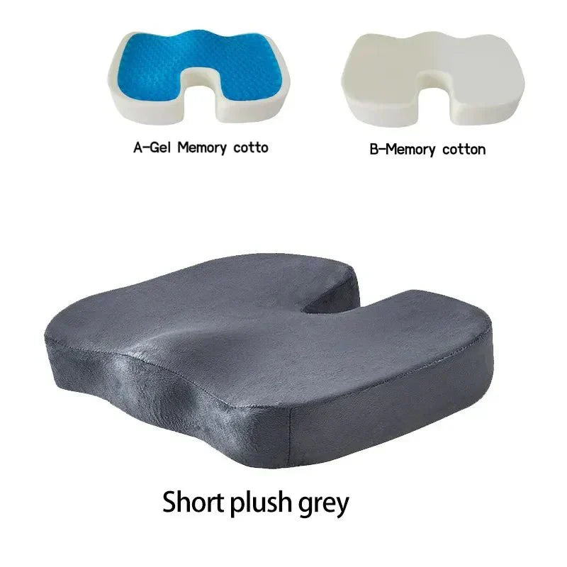SitRelief™ - Gel Memory Foam U-shaped Seat Cushion - Cartnoova