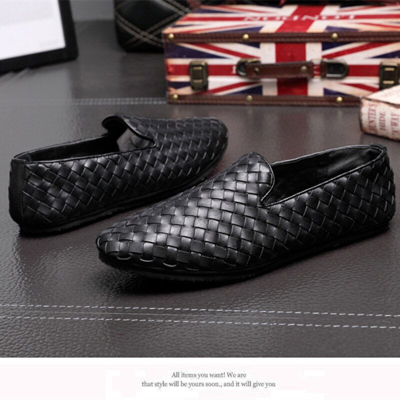 SlipOnShoes™ - Leather Foldable Breathable Slip-on Shoe - Cartnoova