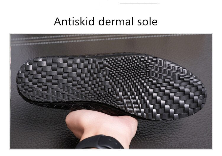SlipOnShoes™ - Leather Foldable Breathable Slip-on Shoe - Cartnoova