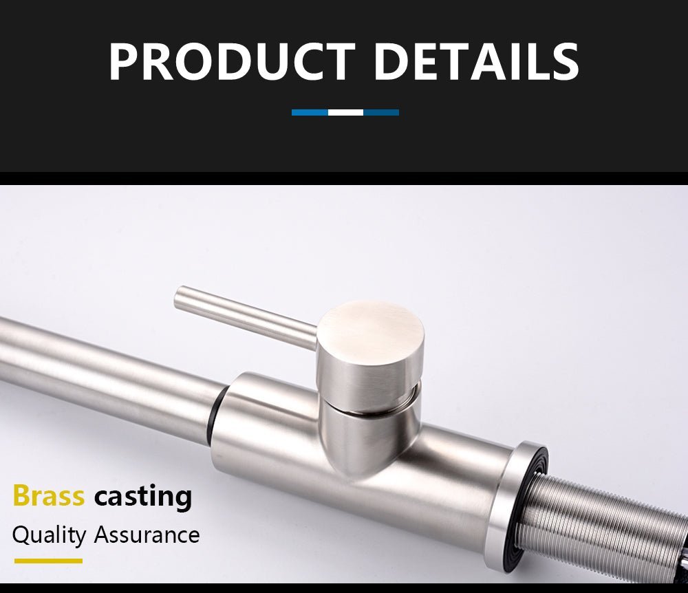 Smart Stainless Steel Sensor Kitchen Faucet [With Pull Out & Spray Head] - Cartnoova