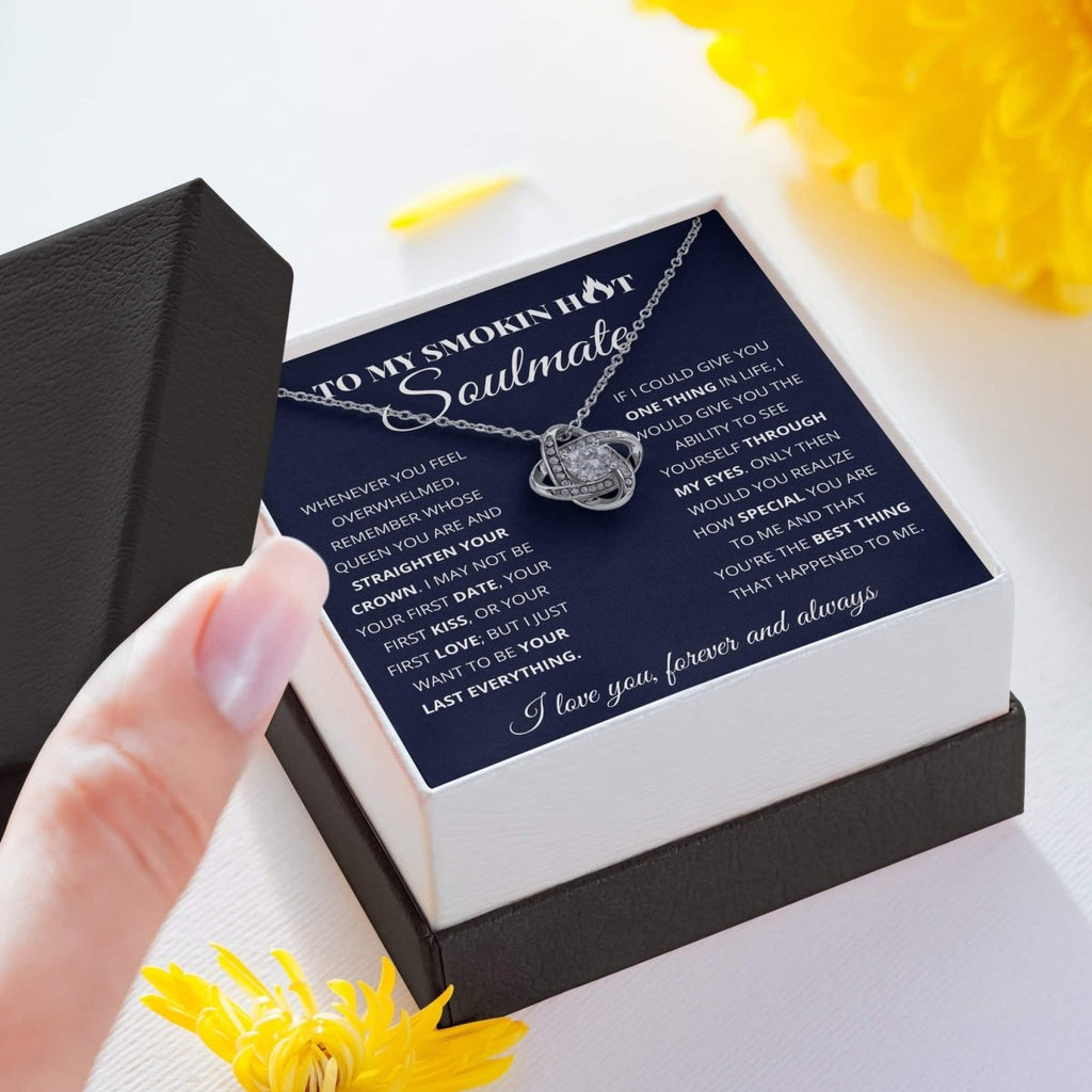Soulmate Necklace + Mahogany Box [Best Christmas Gift 2021] - Cartnoova