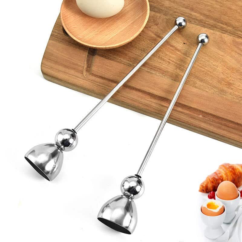 Stainless Steel Egg Cracker Topper - Cartnoova