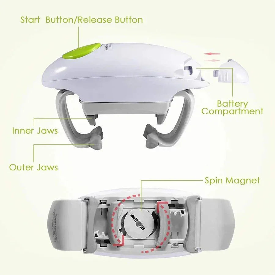 SwiftLid™ - Electric Can Opener - Cartnoova