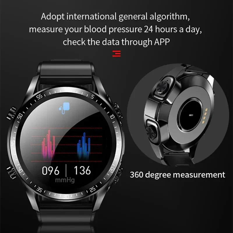 SyncBud™ - Stereo Wireless Headset Smart Watch for Men - Cartnoova