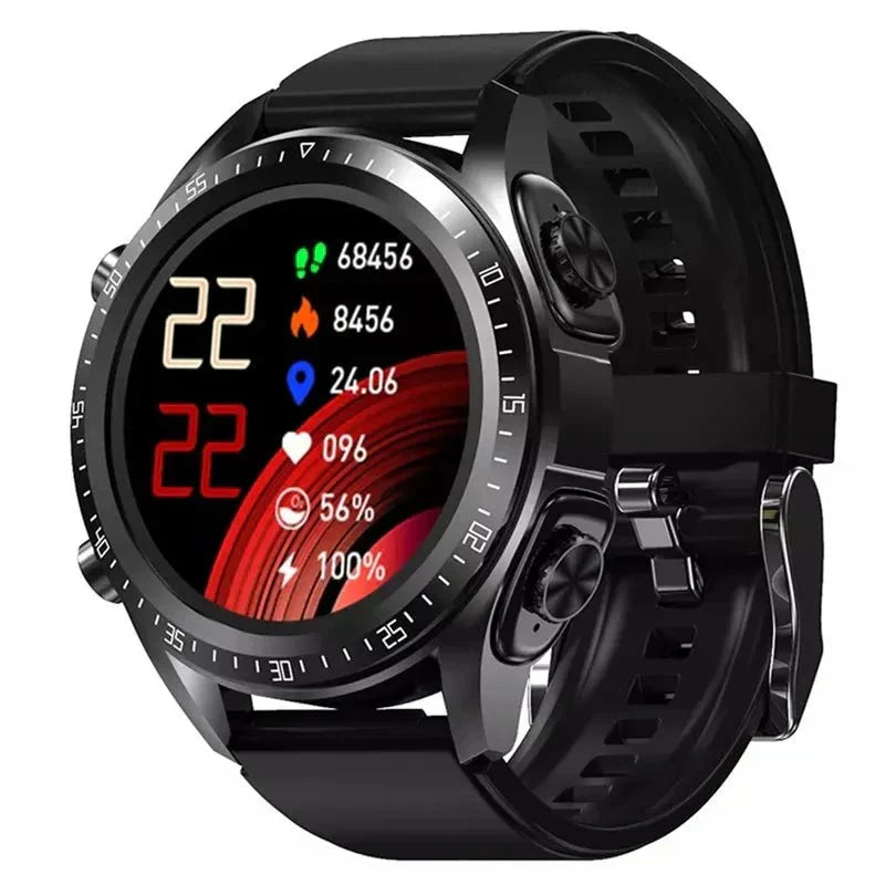 SyncBud™ - Stereo Wireless Headset Smart Watch for Men - Cartnoova