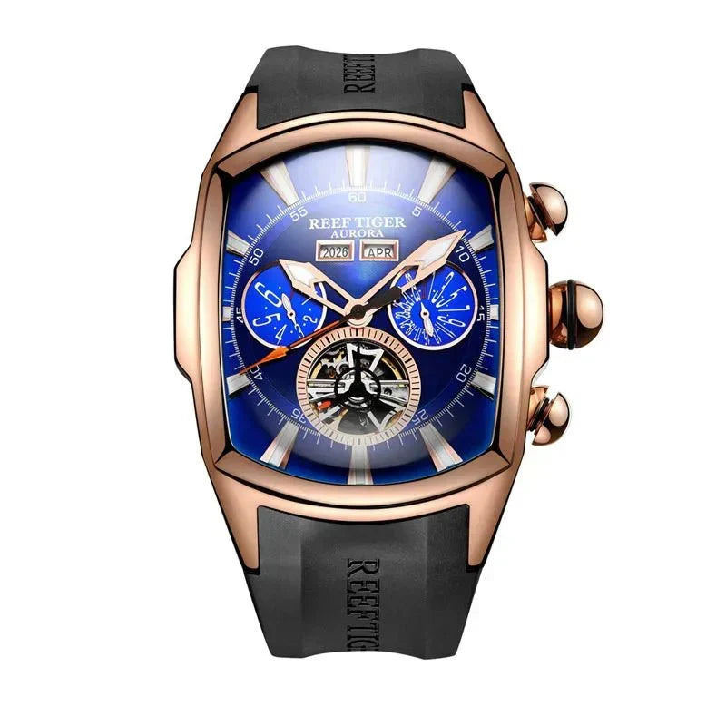 TimeSculpt™ - Tourbillon Stainless Steel Sports Watch - Cartnoova