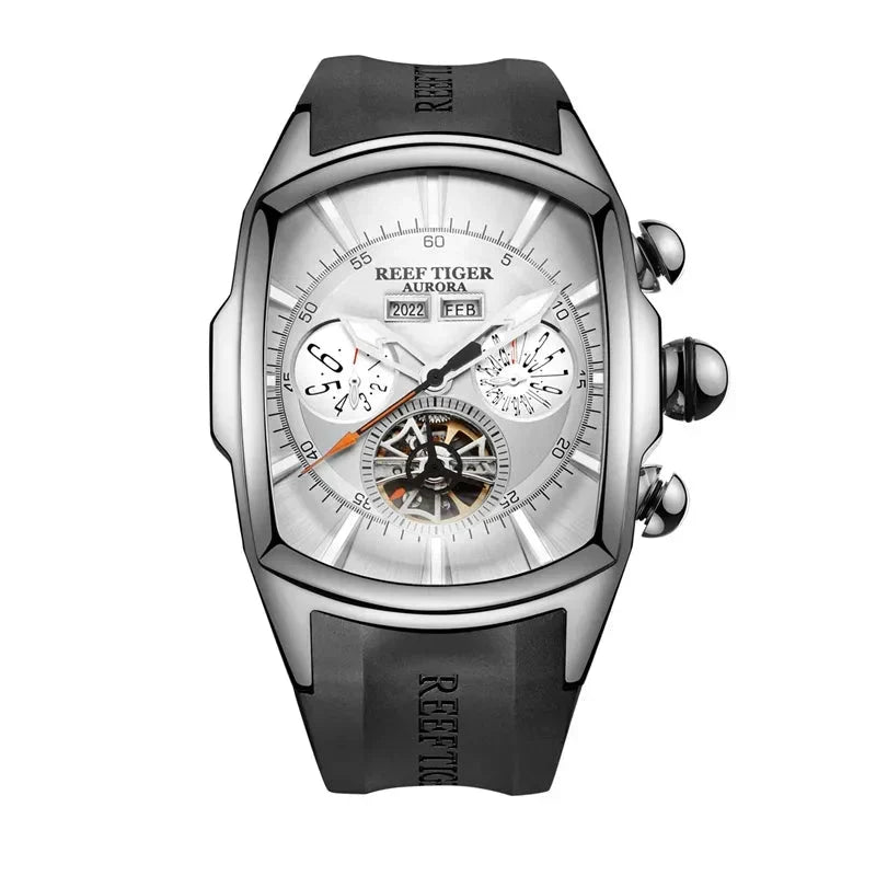 TimeSculpt™ - Tourbillon Stainless Steel Sports Watch - Cartnoova