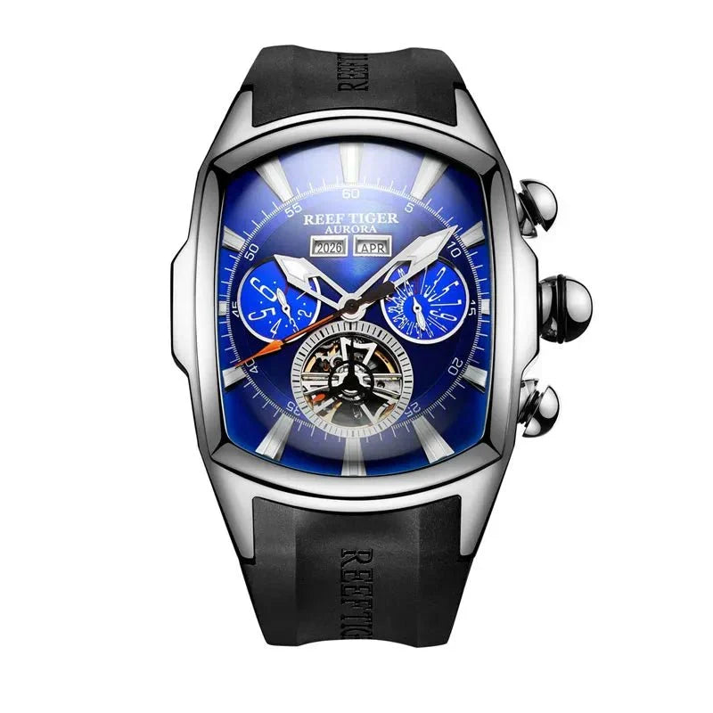 TimeSculpt™ - Tourbillon Stainless Steel Sports Watch - Cartnoova