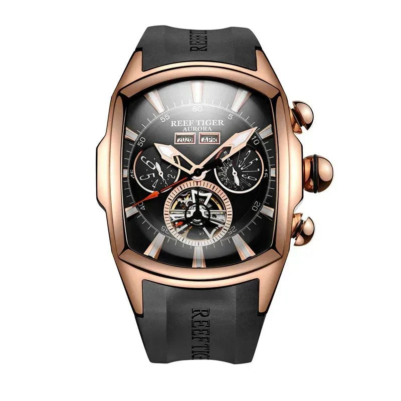 TimeSculpt™ - Tourbillon Stainless Steel Sports Watch - Cartnoova