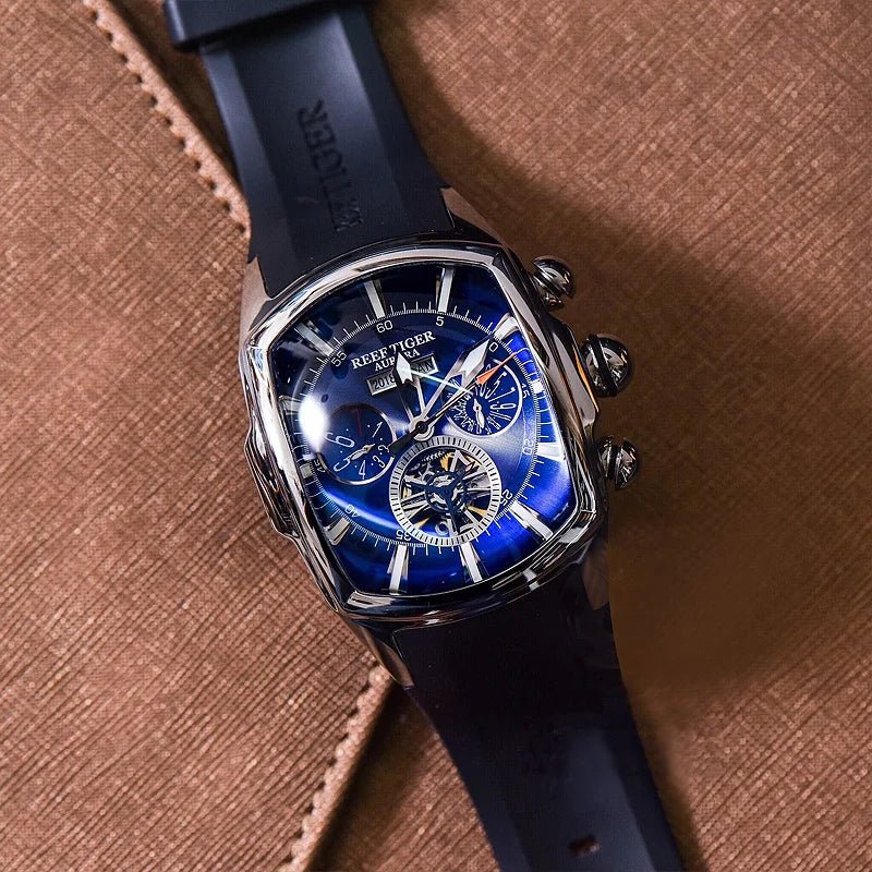 TimeSculpt™ - Tourbillon Stainless Steel Sports Watch - Cartnoova
