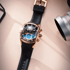 TimeSculpt™ - Tourbillon Stainless Steel Sports Watch - Cartnoova