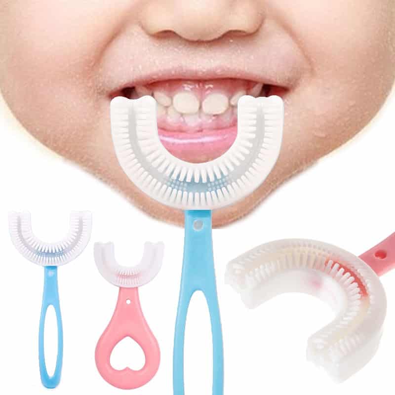 U-shaped Toothbrush For Children - Cartnoova