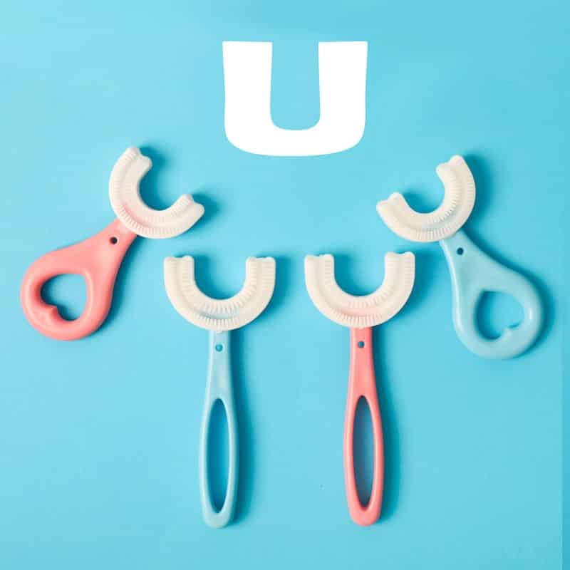 U-shaped Toothbrush For Children - Cartnoova
