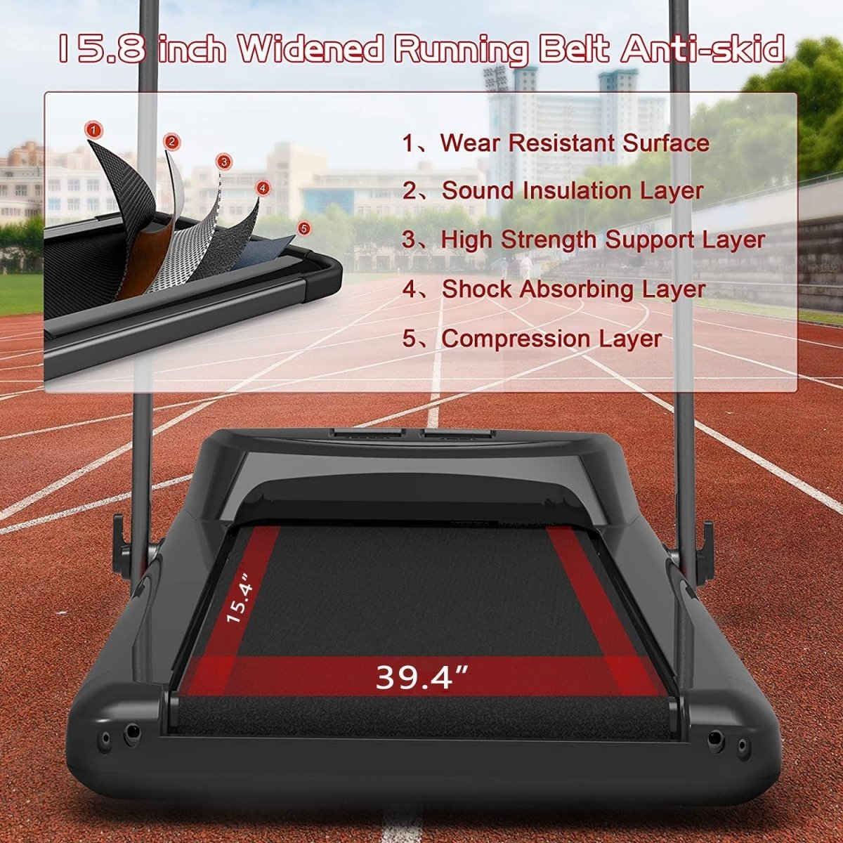 UnderDesk ™ - Home Foldable Portable Smart Treadmill - Cartnoova