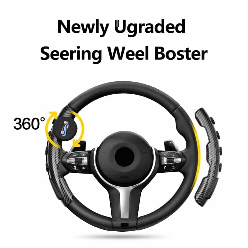 Universal Anti-Slip Car Steering Wheel Booster Cover - Cartnoova