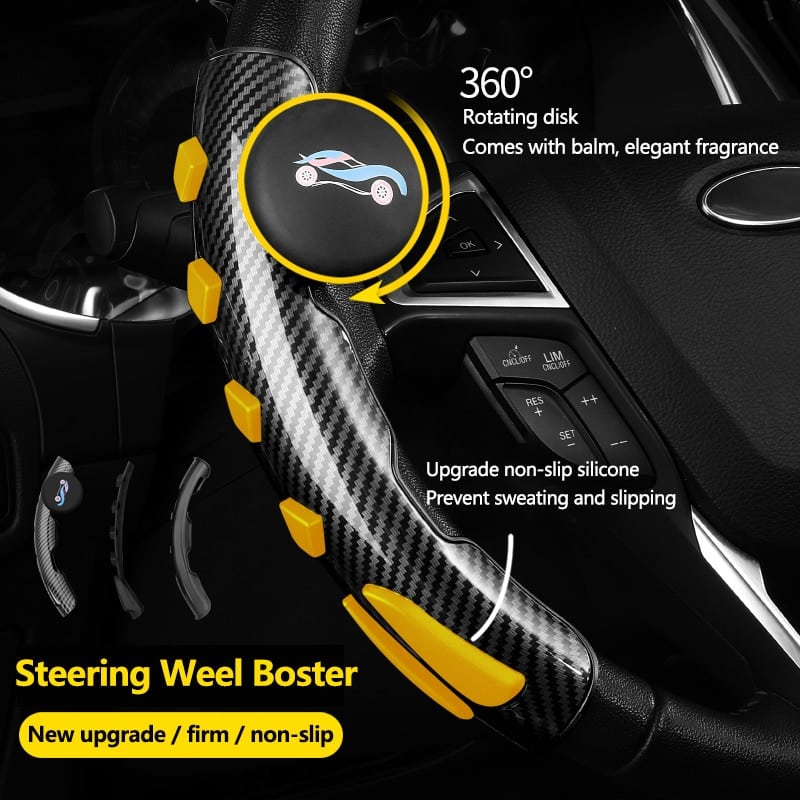 Universal Anti-Slip Car Steering Wheel Booster Cover - Cartnoova
