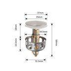 Universal Wash Basin Drain Filter - Cartnoova