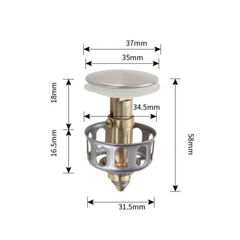 Universal Wash Basin Drain Filter - Cartnoova