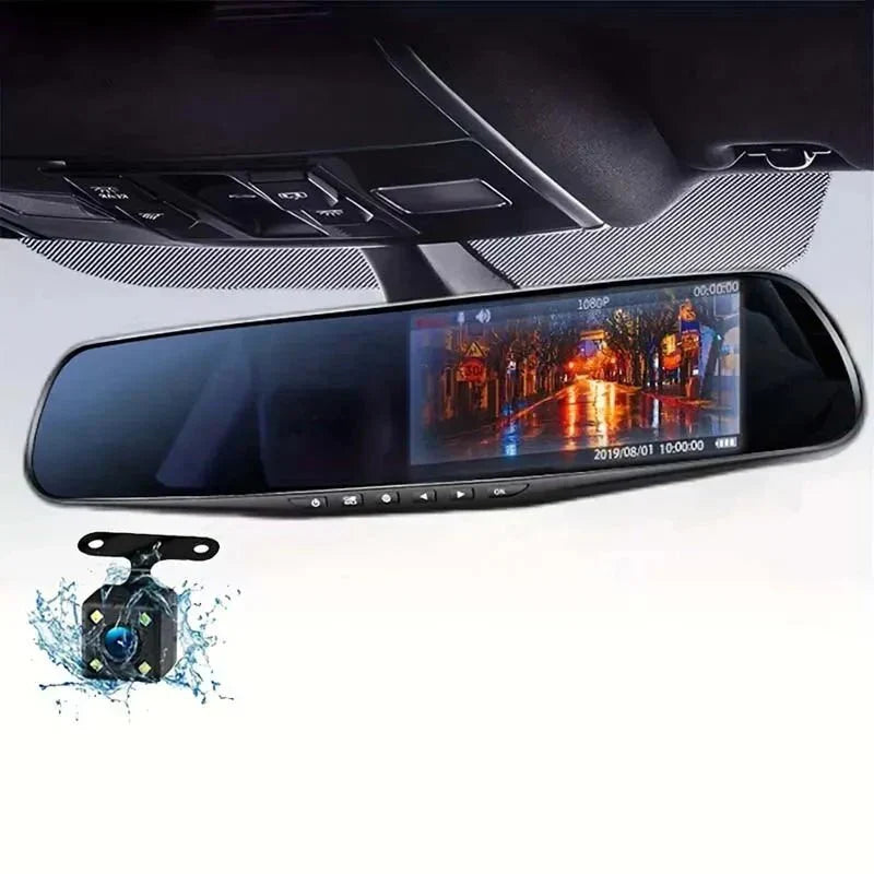 VisionSync™ - Smart Rear View Mirror wiith Camera - Cartnoova