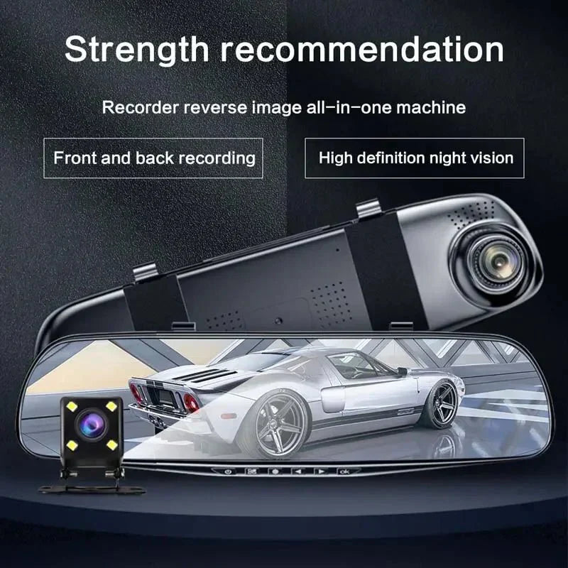 VisionSync™ - Smart Rear View Mirror wiith Camera - Cartnoova