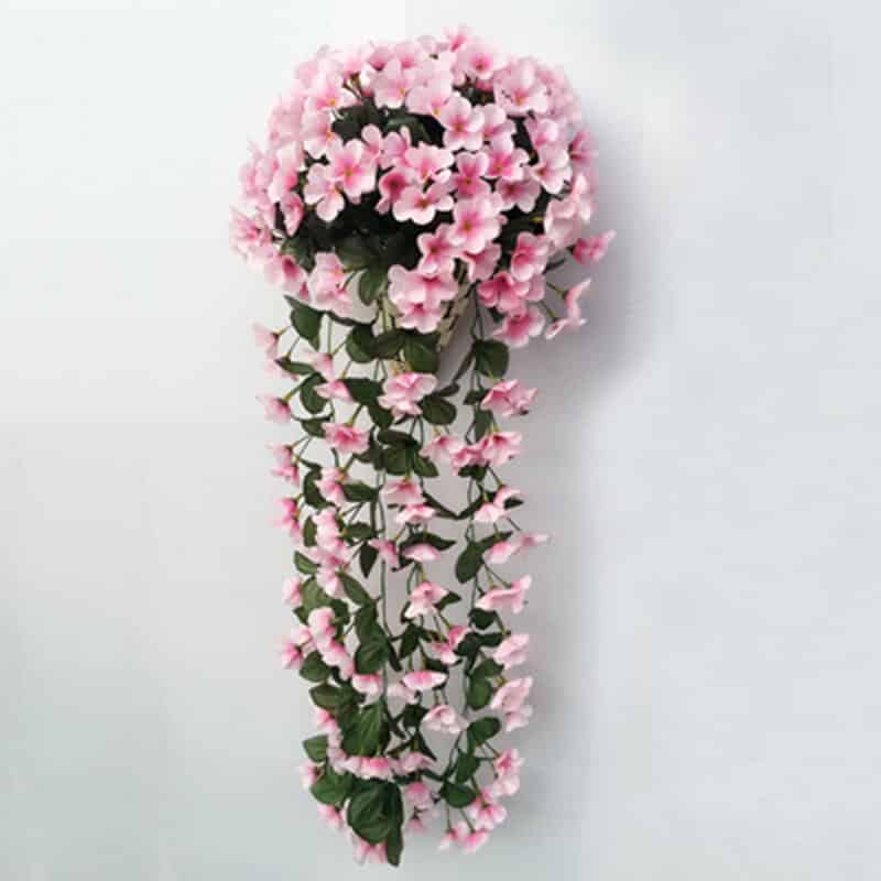 Vivid Artificial Hanging Orchid Bunch - Cartnoova