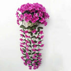Vivid Artificial Hanging Orchid Bunch - Cartnoova