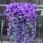 Vivid Artificial Hanging Orchid Bunch - Cartnoova