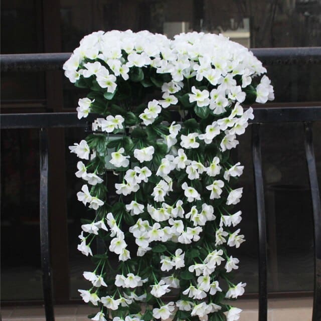 Vivid Artificial Hanging Orchid Bunch - Cartnoova